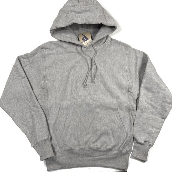 New Champion Reverse Weave Hoodie Sweatshirt Gray Blank Heavy Mens Small NWT - Picture 1 of 14